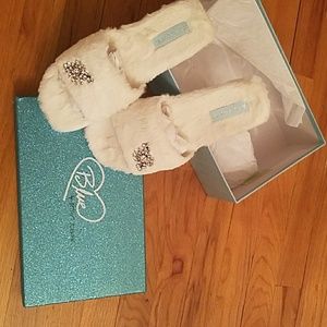 Blue by Betsey Johnson Slippers